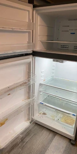 Refrigerator, before the clean