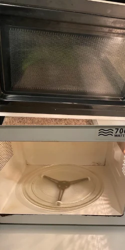Microwave, after the clean