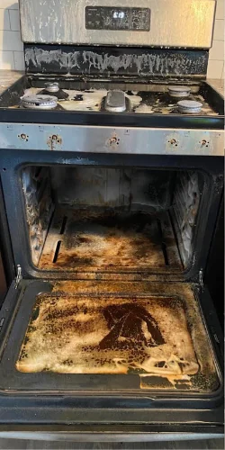Oven, before the clean